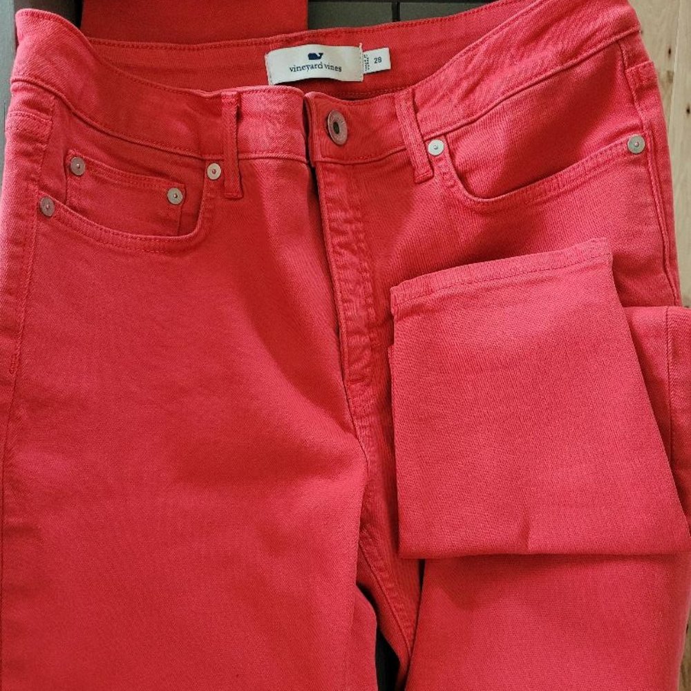 Vineyards High Rise Jeans 28 Lobster Reef Great !!